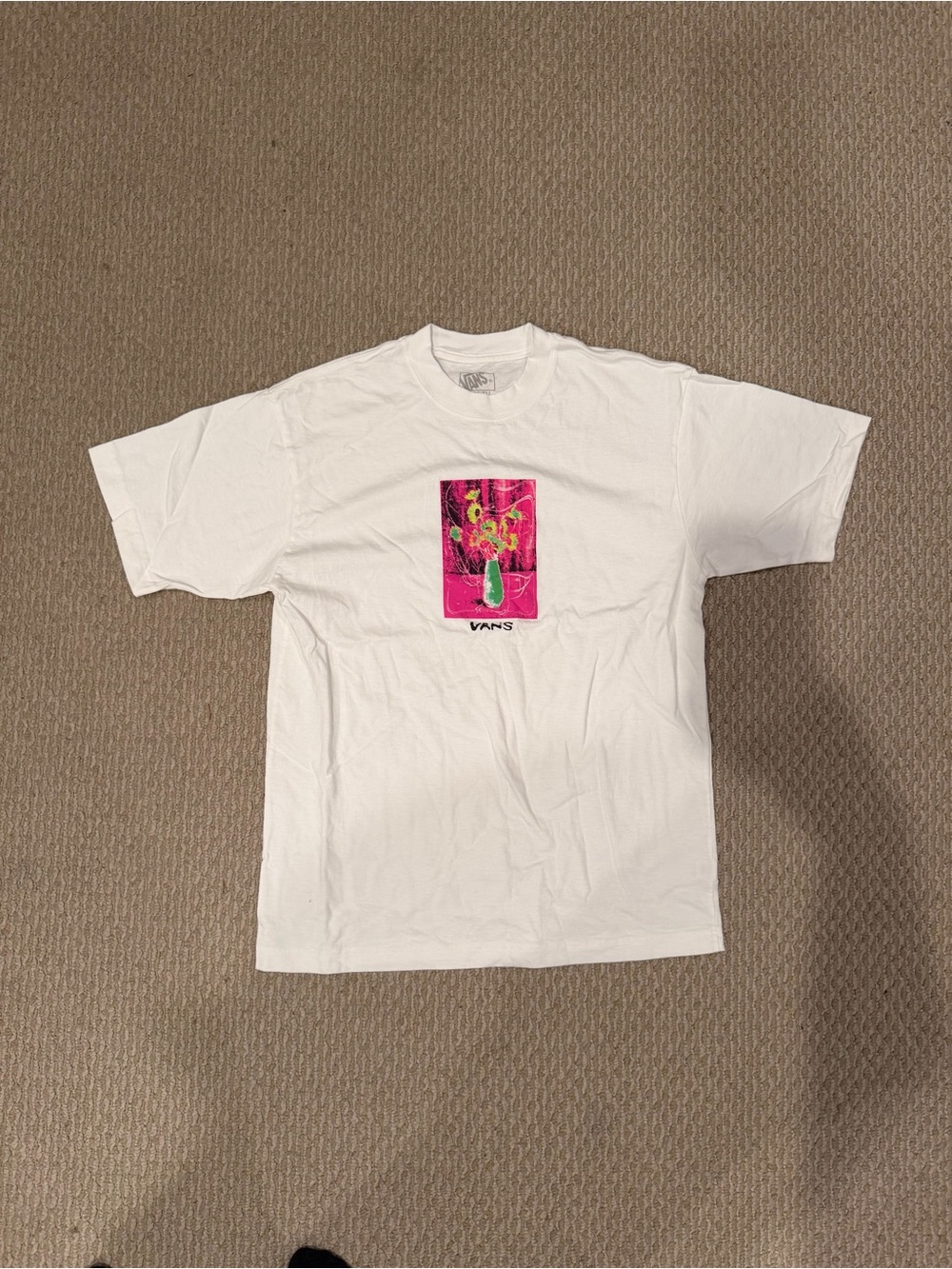 Vans White Graphic Tee